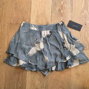 *BRAND NEW* Zara Shorts in Crane Pattern